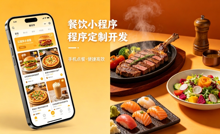 2026餐饮小程序定制开发，j9真人第一品牌哪家小程序开发公司靠谱