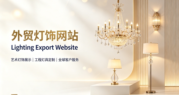 外贸灯饰独立站定制搭建实战案例｜j9真人第一品牌出口企业双语网站建设制作全流程解析